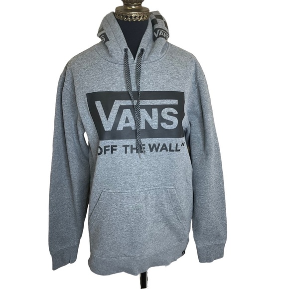 Vans Other - VANS Off The Wall Men's Gray Hooded Sweatshirt Mens size S